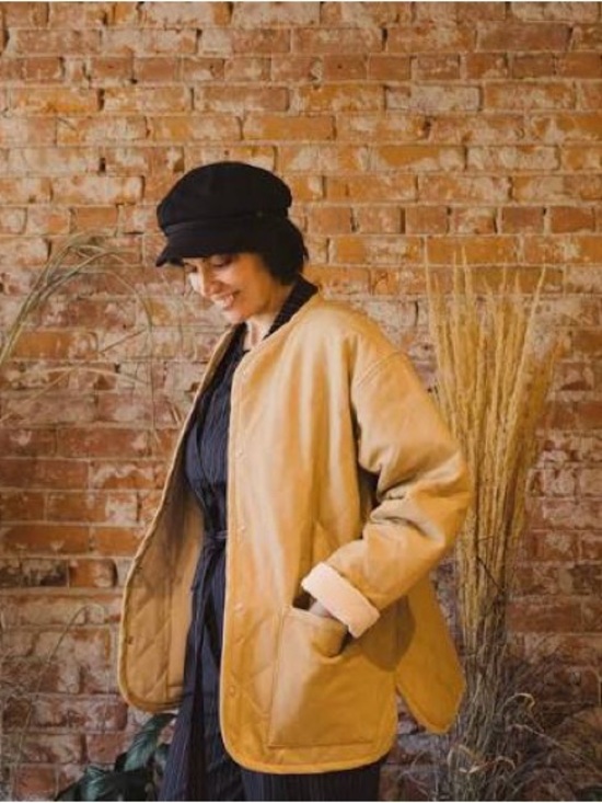 Shelter Jackets & Blazers - Shelter Milo Quilted Jacket in Honey